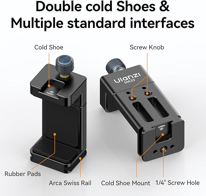 ULANZI MA33 Metal Phone Tripod Mount - Image 5