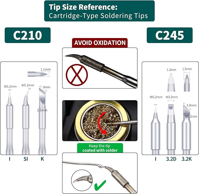 YIHUA 982 Precision Soldering Iron Station Kit - Image 8