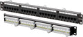Iwillink 10Gbps Cat6A Patch Panel 24 Port, RJ45 Patch Panel UTP 19-Inch by IWILLINK