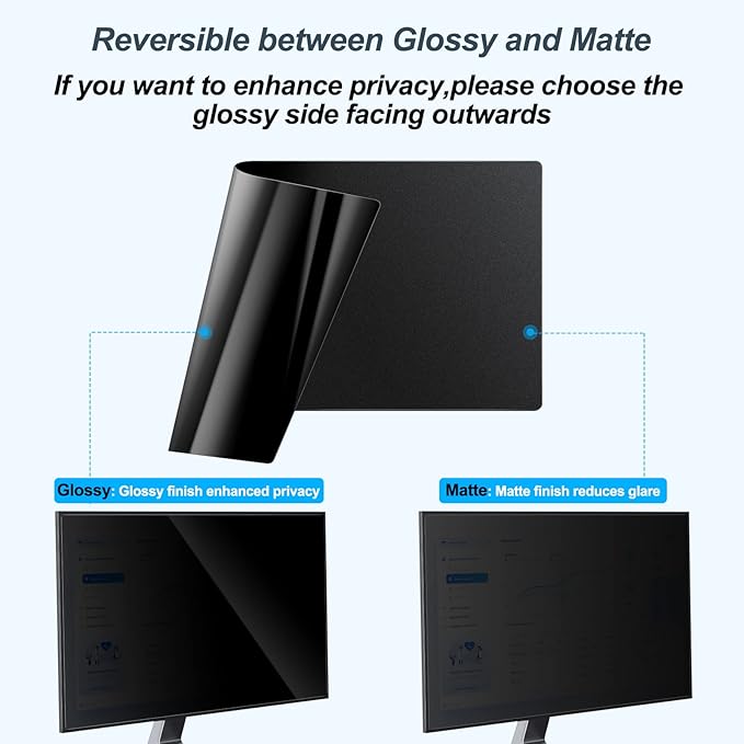 23 Inch Privacy Screen for Monitor Computer Screen Privacy Filter for 16:9 - Image 4