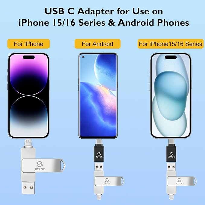 Genuine Apple MFi Certified iPhone-USB-Flash-Drive 256GB Real Capacity Genuine - Image 3