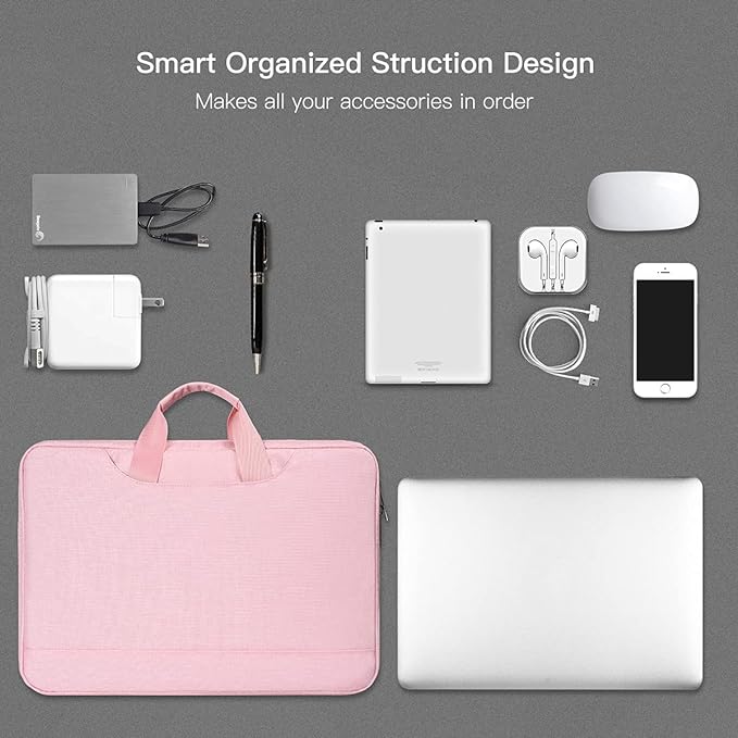 14 15 Inch Laptop Case Women Ladies Bag TSA Laptop Sleeve - Image 6