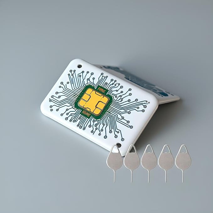 5 Pcs Silver Card Needle, Sim Card Tray Opening Removal Tool, Eject Pin Tool - Image 3