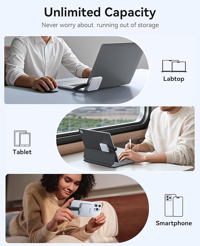ORICO 2TB Magnetic External SSD, Aluminum Alloy, 4K 120Hz ProRes HDR Record and - Image 3