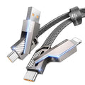 4-in-1 Compatible with USB C to Lightning Cable, 45W High-Speed Charging & Fast by Jixivor