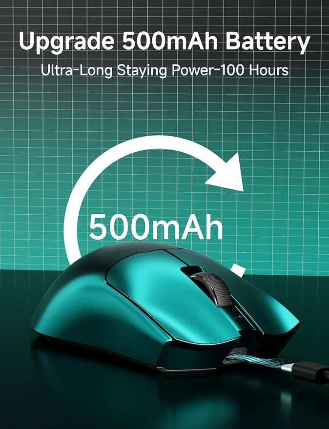 S9 Max Wireless Gaming Mouse, 59G Ergonomic Computer Mouse, Triple Modes - Image 6