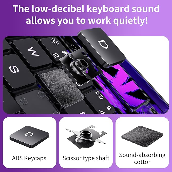iPad Keyboard Case for 2024 M4 iPad Pro 11 inch, Magic Wireless Keyboard - Image 9