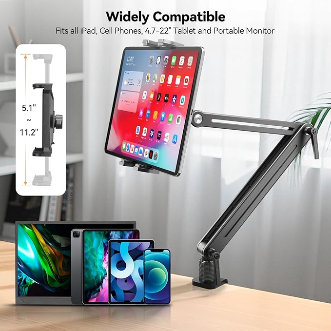 Portable Monitor Stand Desk Mount - Image 2