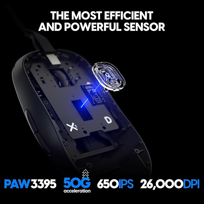 Pulsar Gaming Gears X2 Wired Gaming Mouse, Ultra Lightweight, Optical Switch - Image 7