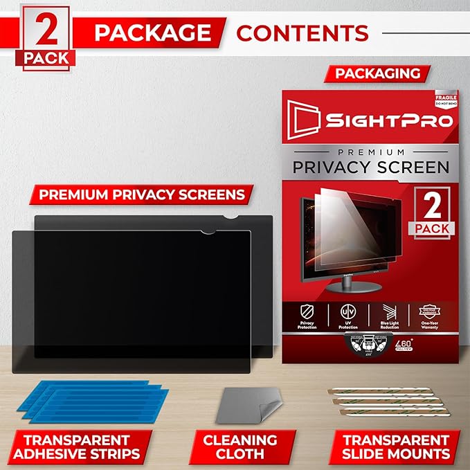 23.8 Inch 16:9 Computer Privacy Screen Filter - Image 6