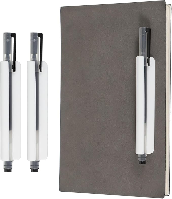PATIKIL 2 Pcs Adhesive Pencil Holders, 105mm Long Universal Pencil Clip by PATIKIL