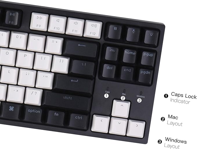 Keychron C1 Wired Mechanical Keyboard TKL, RGB Backlit - Image 4