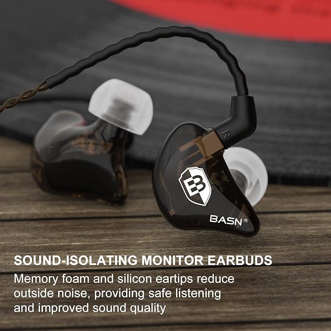 BASN in Ear Monitor Headphones for Musicians, Bsinger 2nd Generation Sound - Image 3