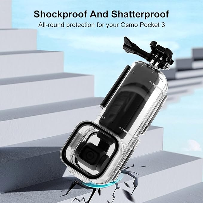 PULUZ Dive Case for DJI Osmo Pocket 3 Waterproof Case PC Protective Shell - Image 7