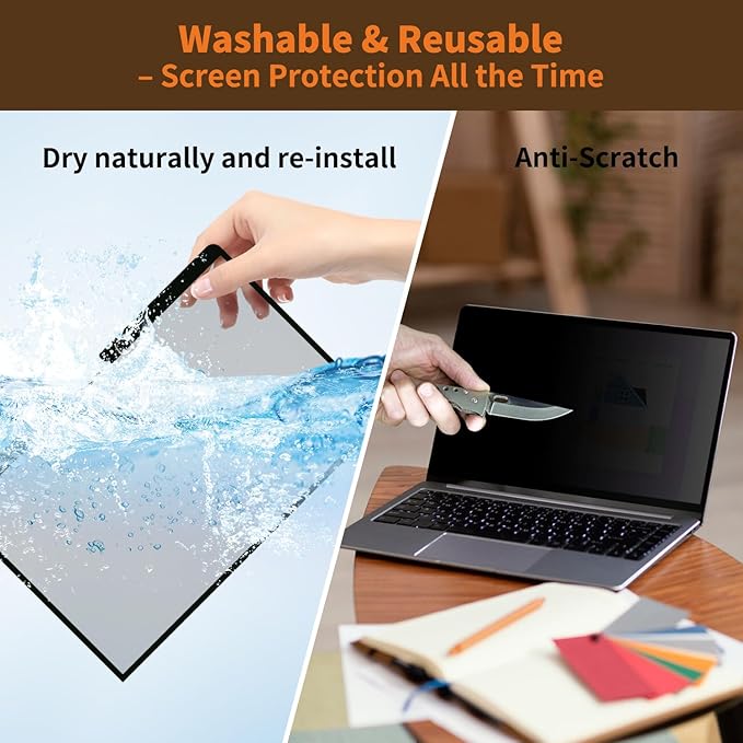 Privacy Screen for MacBook Air 13.6 & 13 Inch, Anti-Spy Removable Laptop - Image 7
