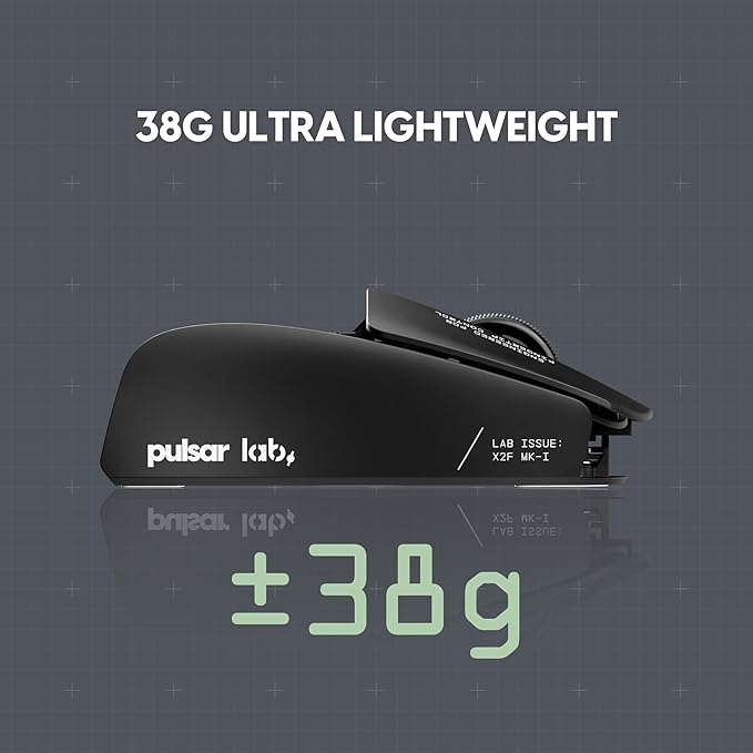 Pulsar Gaming Gears LAB X2F Wireless Fingertip Gaming Mouse, Ultra Lightweight - Image 4