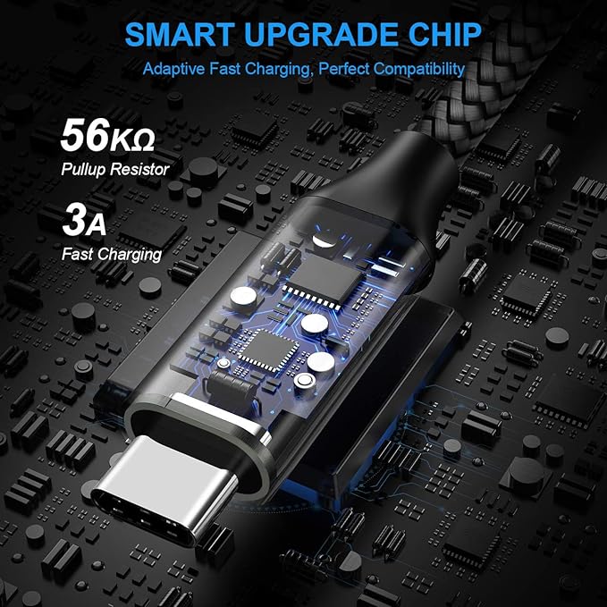 etguuds 6ft USB A to USB C Cable 3A Fast Charging, - Image 2