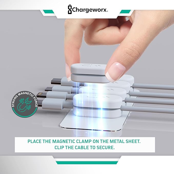 Chargeworx Magnetic Cable Holder - Image 7