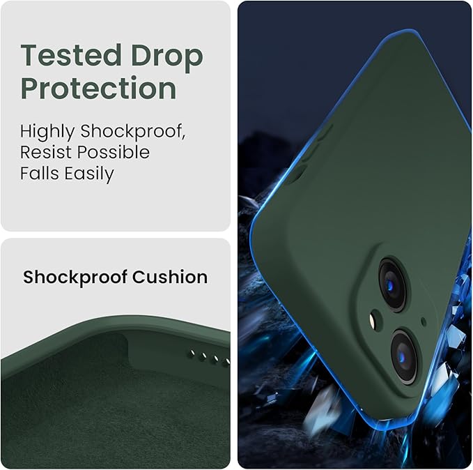FireNova Designed for iPhone 15 Plus Case, Silicone Case with, Soft - Image 4