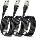 OIITH MFi Certified for iPhone Charger Cable 3 Pack 6 Ft, Long for Lightning by OIITH