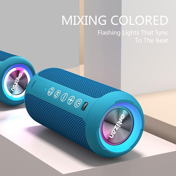 Ortizan Portable Bluetooth Speakers, IPX7 Waterproof Wireless Outdoor Speaker - Image 2