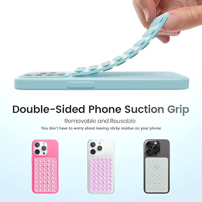 Silicone Double-Sided Suction Phone Case Detachable Mount, Car Dashboard Holder - Image 7