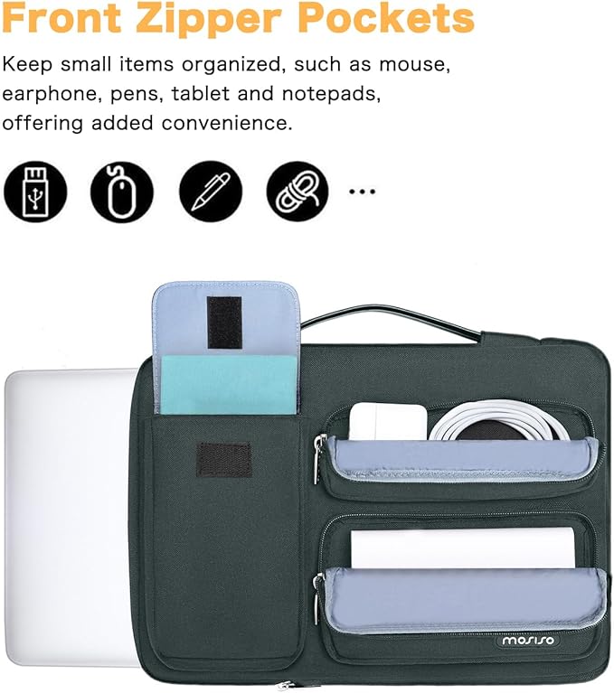 MOSISO 360 Protective Laptop Case 16 inch, 15-15.6 inch Laptop Sleeve Compatible - Image 2