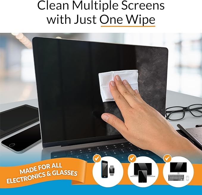 iCloth Large Screen Cleaning Wipes - Image 3