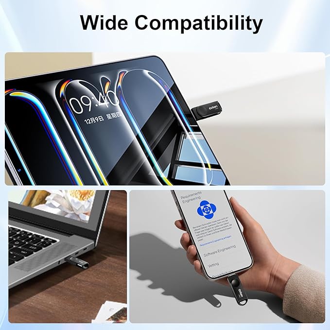 256GB USB-C & USB-A Dual Flash Drive, Waterproof, Slim Thumb Drive, OTG - Image 7