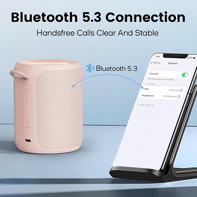 Bluetooth Speaker Wireless, IP67 Waterproof & Dustproof Portable Speaker - Image 4