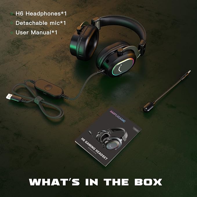 FIFINE Gaming Headset for PC-Wired Headphones - Image 9