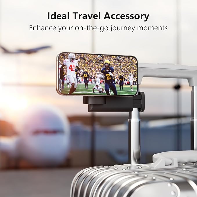 MiiKARE Travel Essentials Magnetic Airplane Phone Holder, Universal Handsfree - Image 4