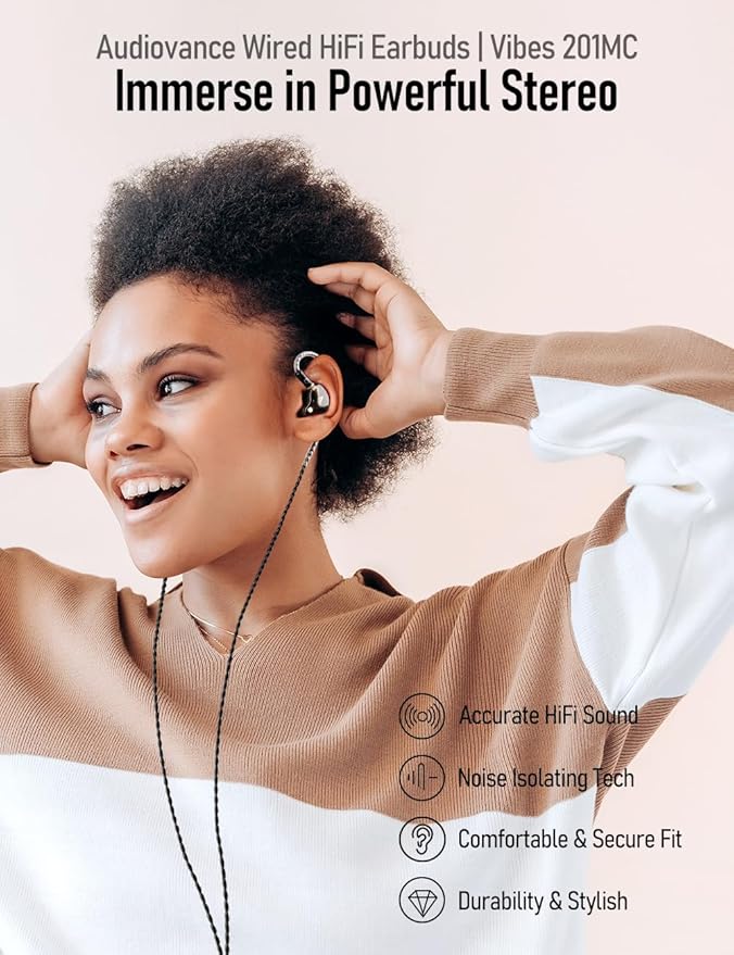 Vibes 201MC Wired Earbuds in Ear Headphones - Image 2