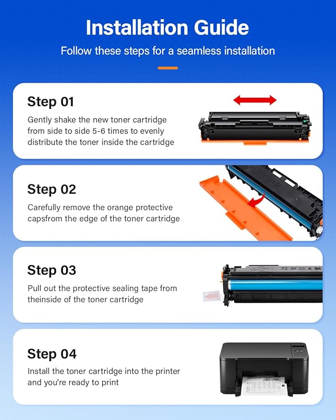 069 069H Toner Cartridge Set High Capacity 4-Pack Compatible - Image 4