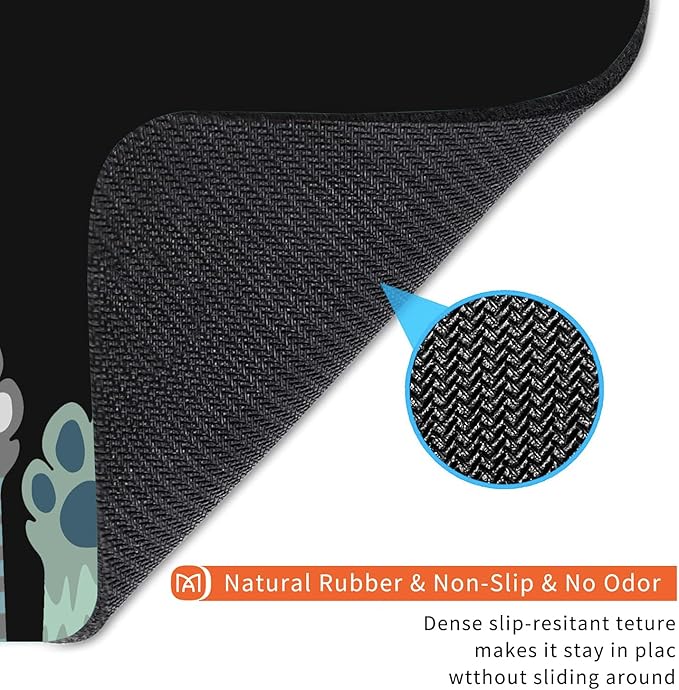 Square Mouse Pad Cute Cat Claw, Personalized Premium-Textured Custom Mouse Mat - Image 5