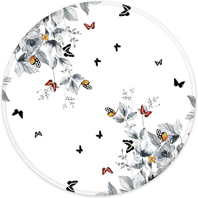 ITNRSIIET Round Mouse Pad with Stitched Edge Premium-Textured Waterproof by +ITNRSIIET