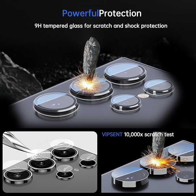 For Samsung Galaxy S25 Ultra Camera Lens Protector, Individual Lens Protector - Image 2