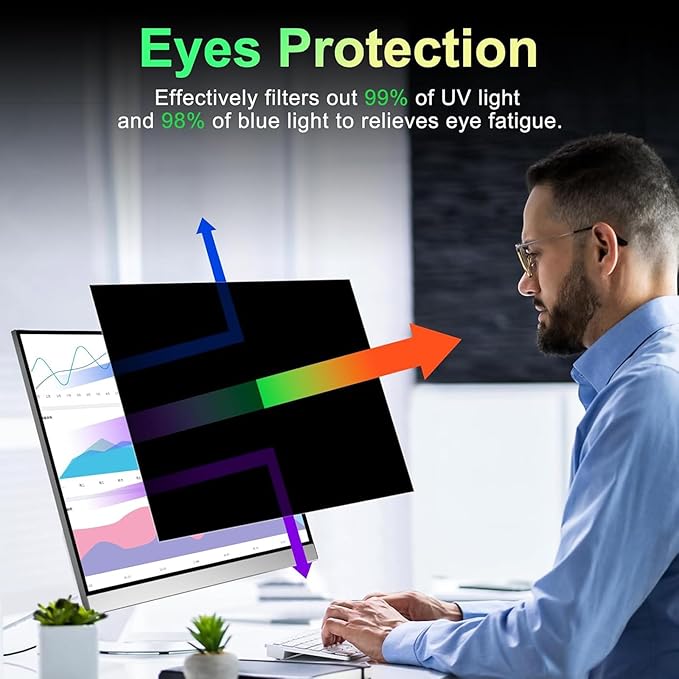 22 Inch Computer Privacy Screen Filter - Image 2