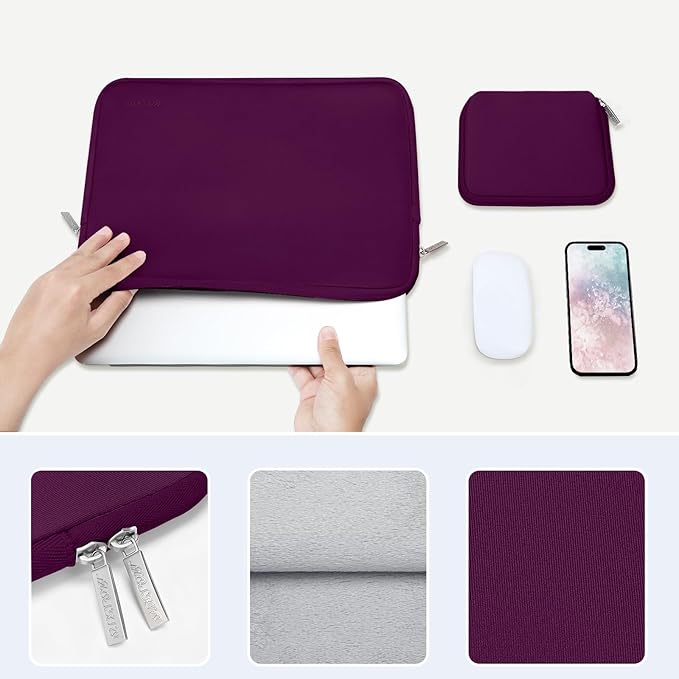 MOSISO Laptop Case 16 inch, 15-15.6 inch Laptop Sleeve Bag Compatible - Image 4