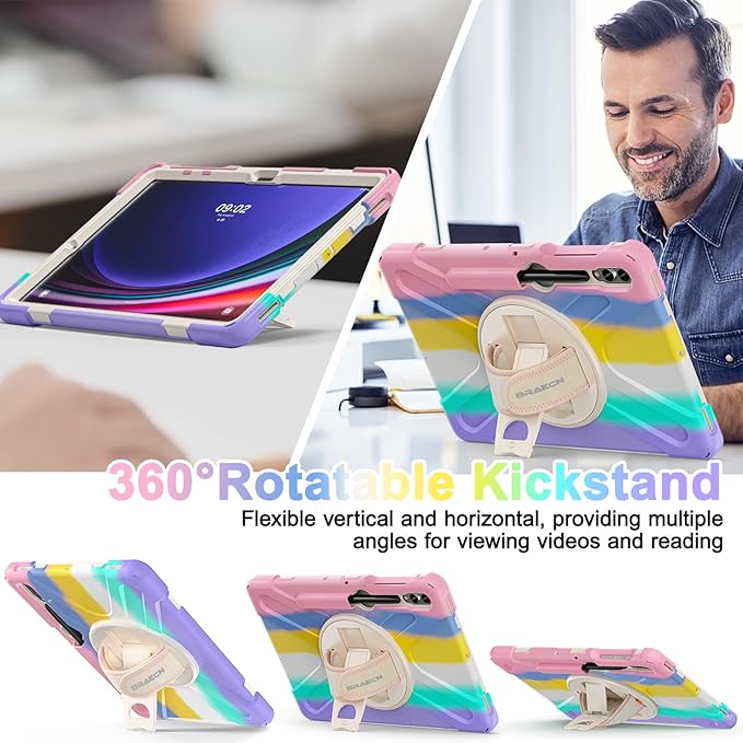 BRAECN for Galaxy Tab S10 Plus Case 2024&S9 FE Plus/S8 Plus/S7 Plus /S7 FE 12.4 - Image 3