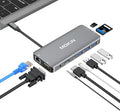 USB C Hub Multiport Adapter-10 in 1 Portable Dongle by imokin