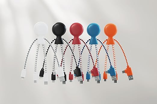 Mr Bio 4 in 1 Multi USB Cable Octopus Design Black - Image 10