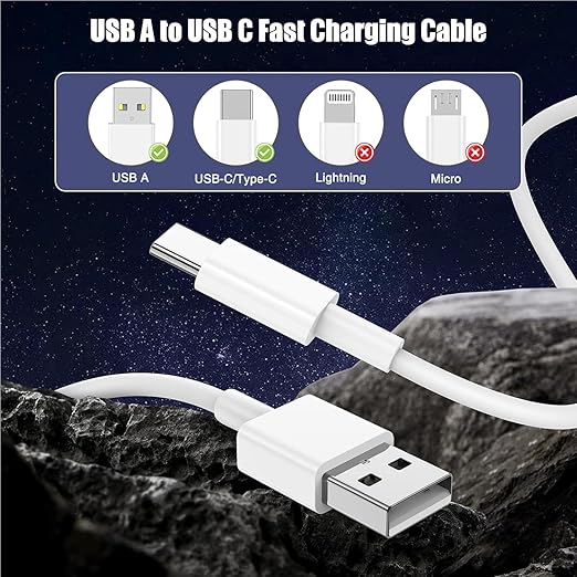 3-Pack 10FT Car Carplay Cable USB A to USB C Cable - Image 6
