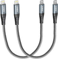 ohbox 1FT USB-C to Lightning Cable 2Pack, MFi Certified Type C iPhone Charger by OHBOX