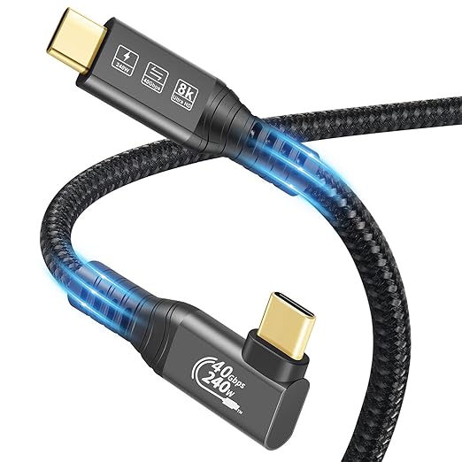 USB4 Cable, with Thunderbolt 4, 240W Charging, 40 Gbps Data Cable, 8K @ 60Hz HDR - Image 8