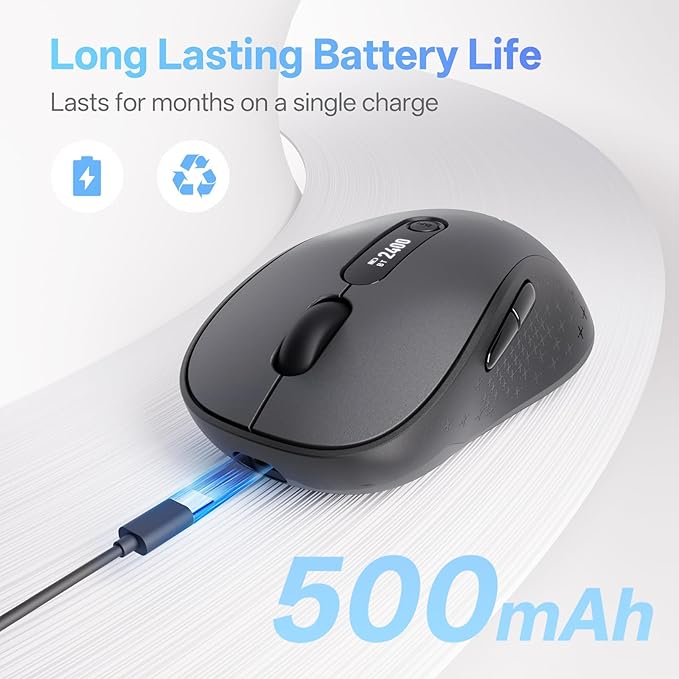 XBG B15pro Wireless Bluetooth Mouse, Type-C Rechargeable - Image 5