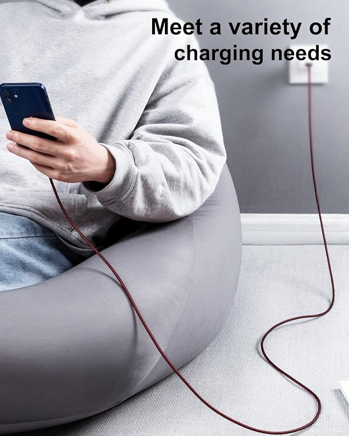 UYOUNG 3 FT iPhone Charging Cable MFi Certified 3 Pack 3 Foot Lightning Cable - Image 7