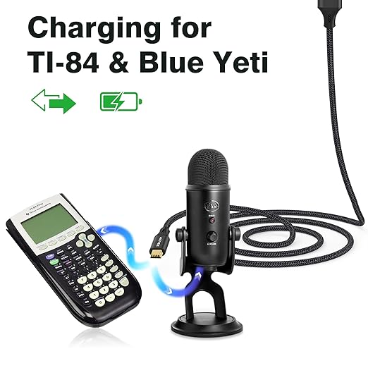 AGVEE 2 Pack 3.3ft Mini USB Cable, Braided Durable USB-A to Mini-B Charger - Image 4