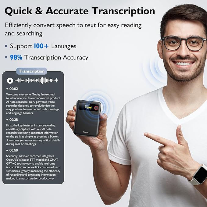 AI Voice Recorder with Transcribe Summarize: Note Voice Recorder with APP - Image 3
