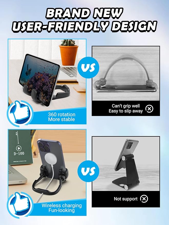 Thumbs Up Lazy Cell Phone Stand: Back to School Supplies Gifts - Image 5